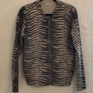 Equipment, wool blend medium cardigan